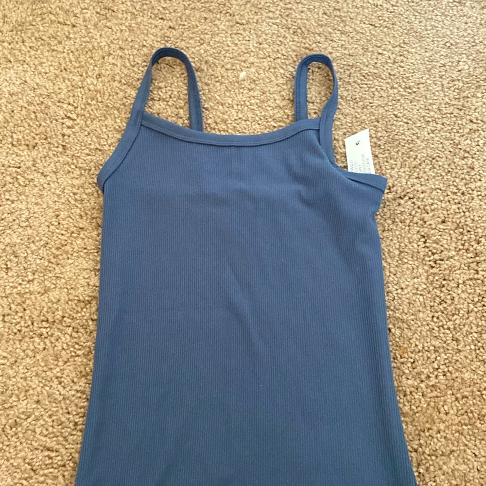 XS Grey Rib Cami Tank